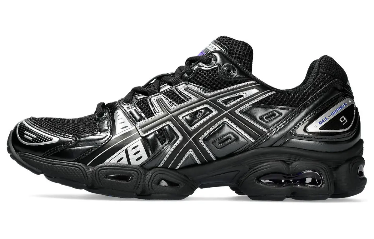 ASICS Gel Nimbus 9 Black Pure Silver