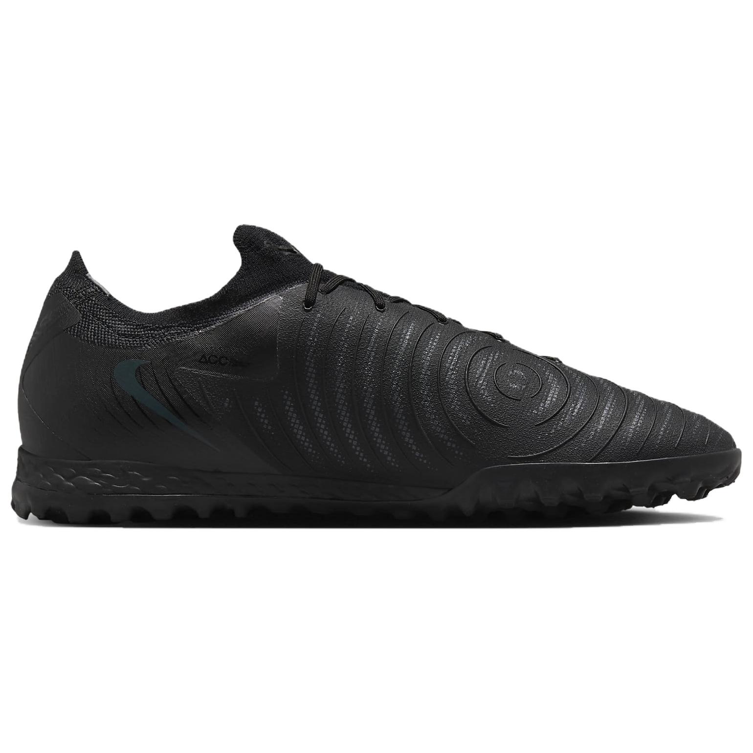 Nike Phantom GX 2 Pro Comfortable Slip Resistant Abrasion Resistant Soccer Shoes Unisex Black