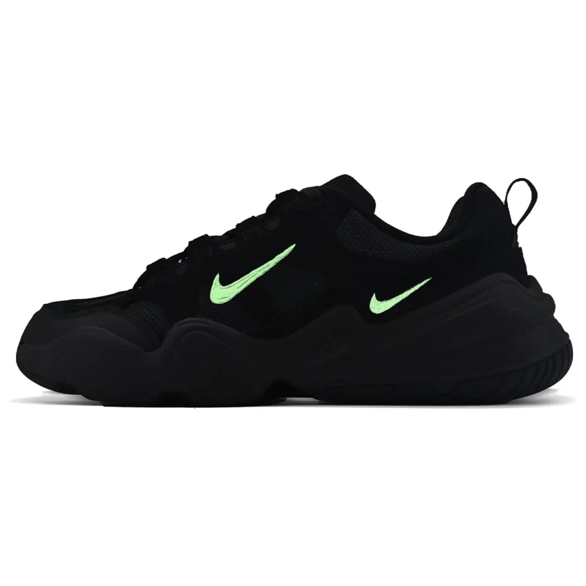 Nike Tech Hera Abrasion Resistant Abrasion Resistant Low top Casual Shoes Unisex Black Green