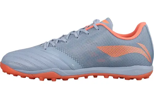 Li Ning Iron TF Turf Firm Ground, Artificial Turf Kangaroo Leather Coverage Support Impact Resistant Soccer Shoes Men's