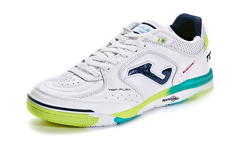 Joma AG Artificial Ground Synthetic Leather Slip Resistant Abrasion Resistant Soccer Shoes Men’s White