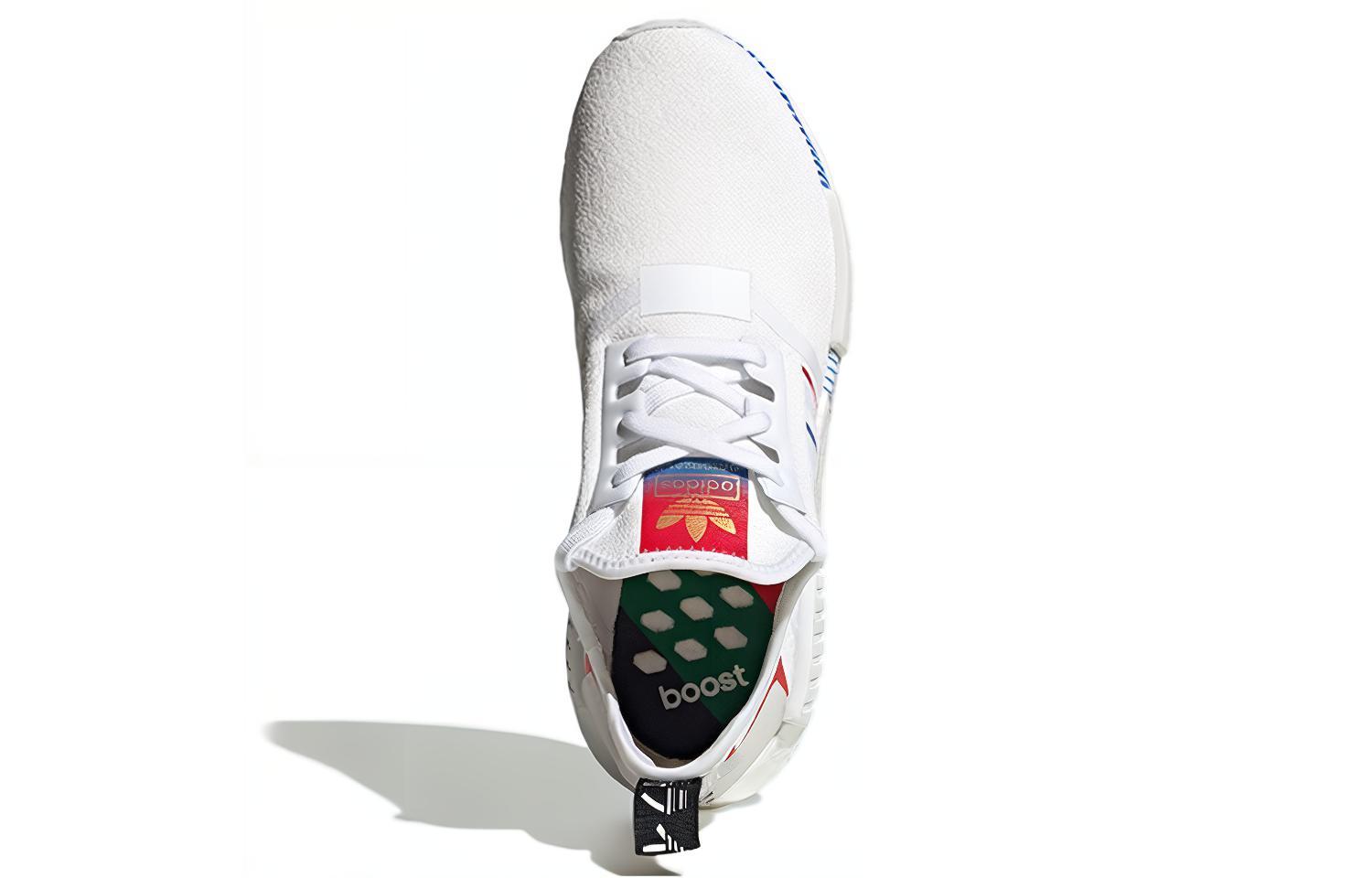 Кеды adidas originals NMD_R1 (белые) — фото 5