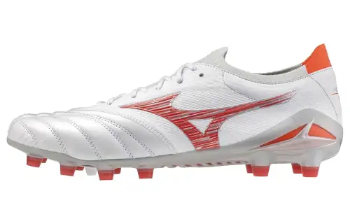 Mizuno FG Firm Ground Slip Resistant Abrasion Resistant Soccer Shoes Unisex White
