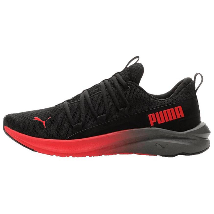PUMA Softride One4all Low top Casual Shoes Men's Black Red