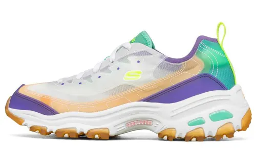 Skechers D'Lites 1.0 Low top Casual Shoes Women's Purple Green