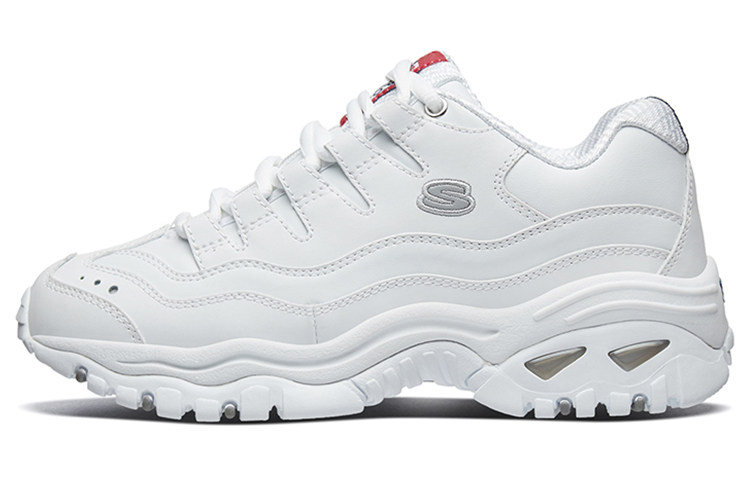 Женские кроссовки Skechers Energy (бело-красные)