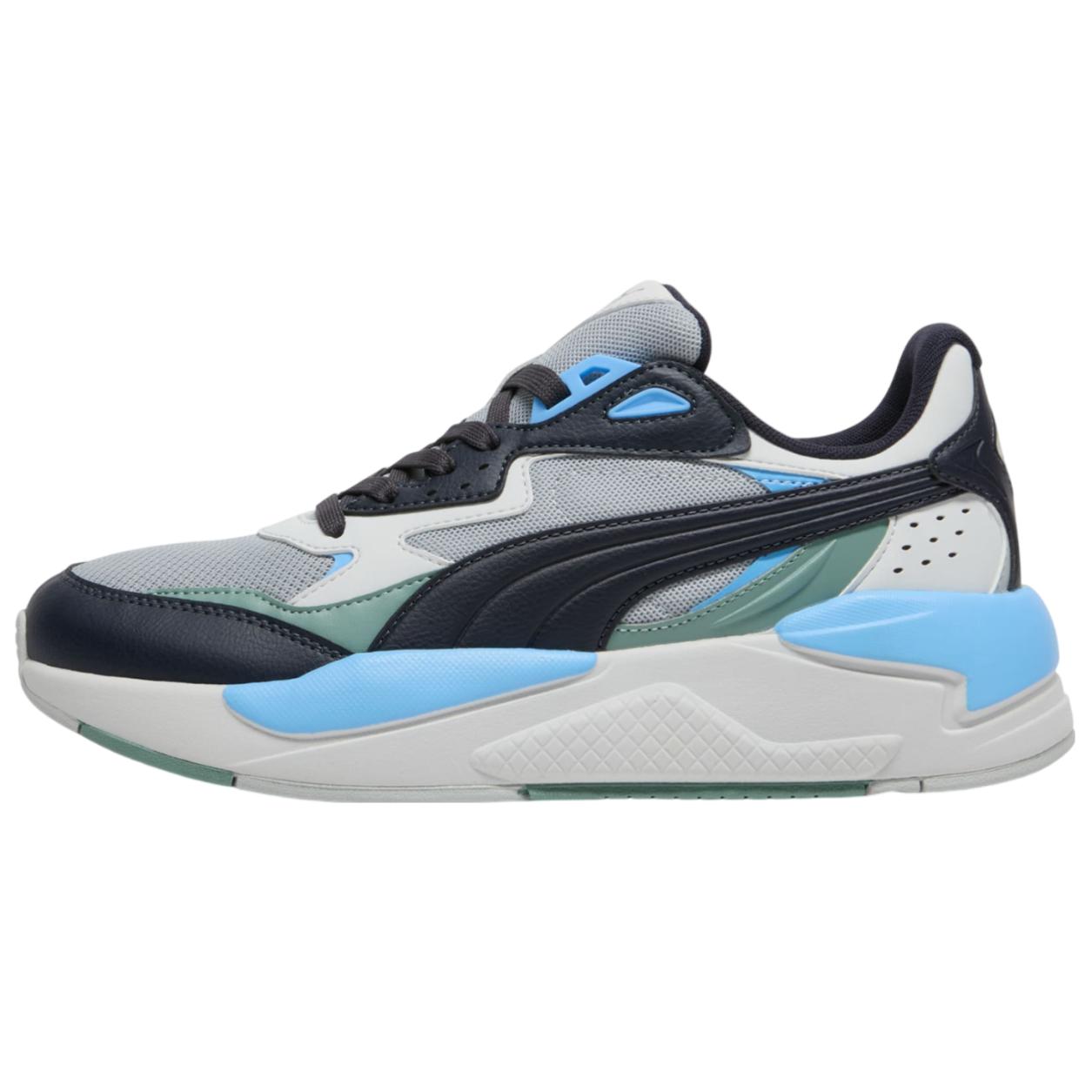 PUMA X Ray Speed Low top Casual Shoes Unisex Gray Blue