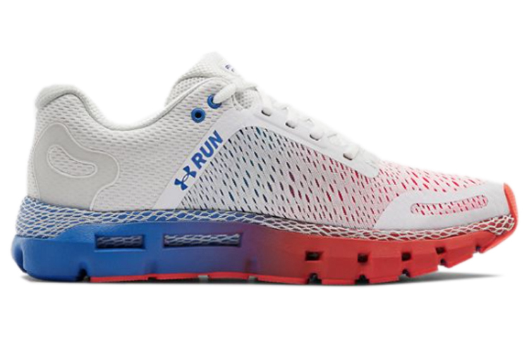 Мужские кроссовки Under Armour Hovr Infinite 2 (белый / синий / красный) — фото 2