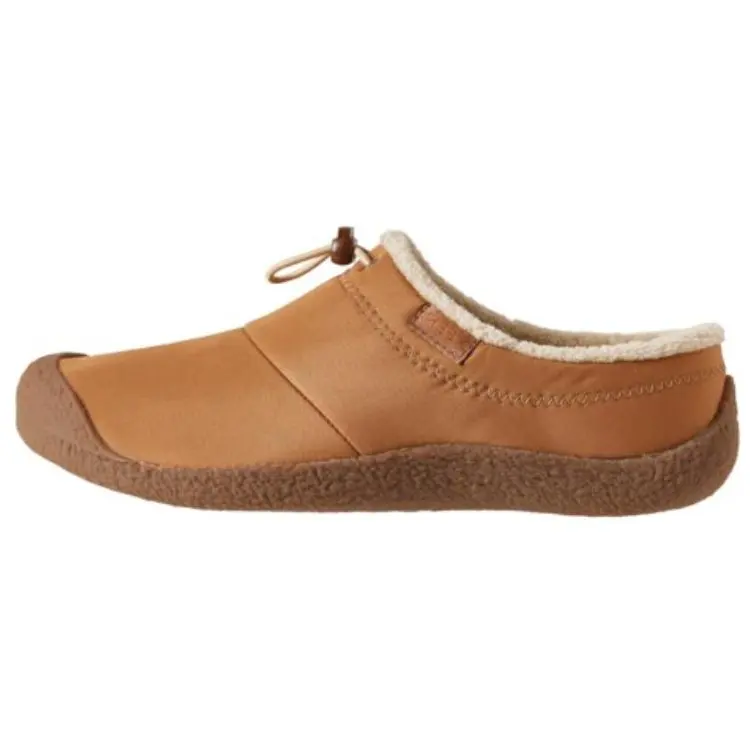 Keen Howser 3 Slide Shiny Cow Hoof Nylon Low top Casual Shoes Women's Brown