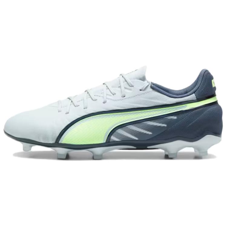 PUMA KING MATCH Comfortable And Lightweight Soccer Shoes Men's Gray Green