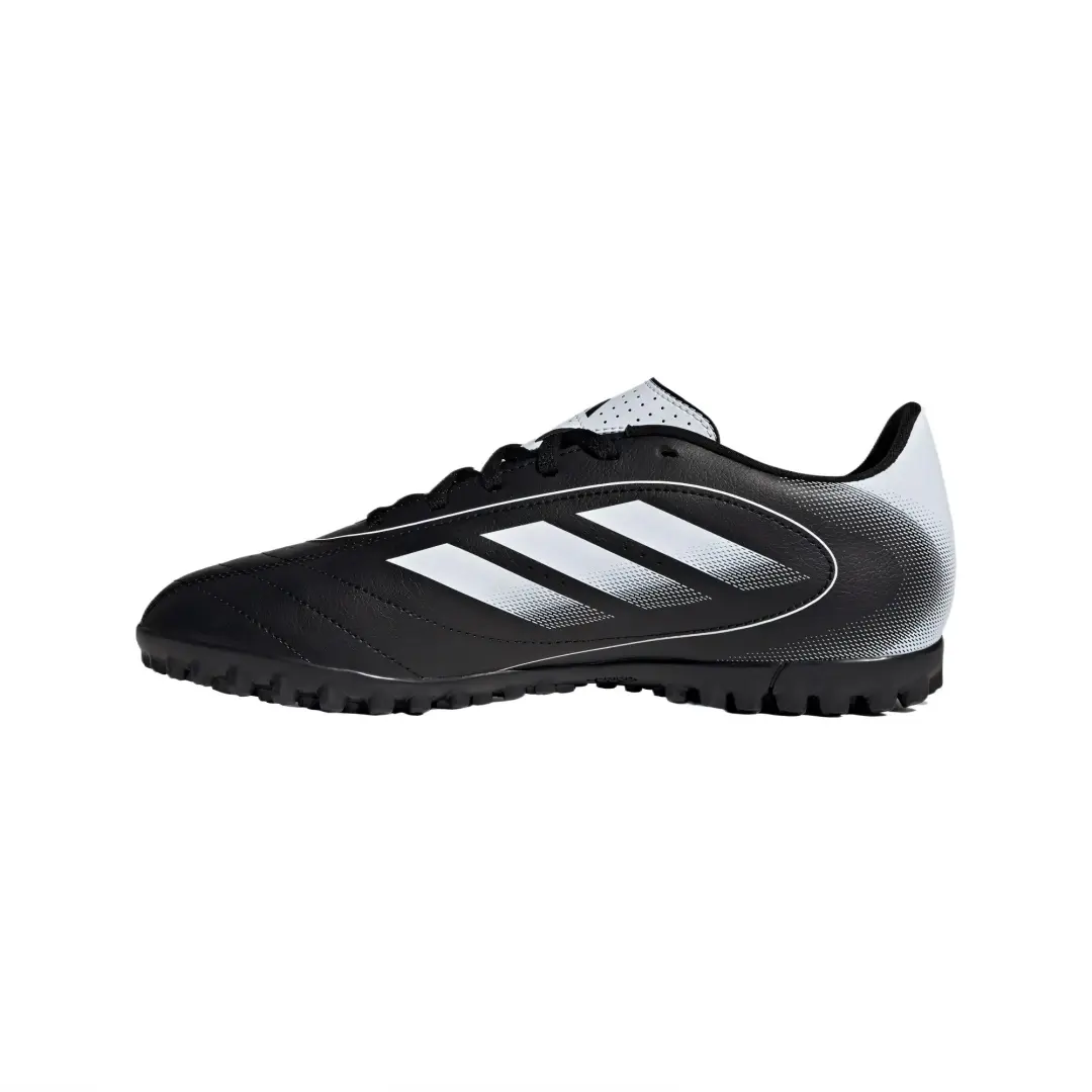 Adidas GOLETTO 9 TF Turf Abrasion Resistant Lightweight Wear resistant And Lightweight Soccer Shoes Unisex Black