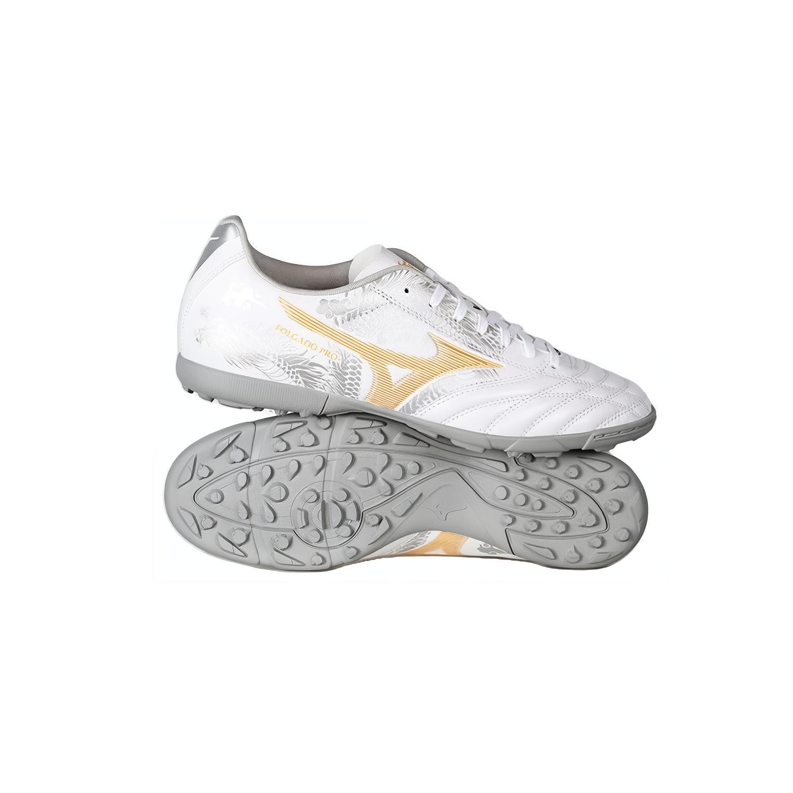 Mizuno Morelia Neo AG Artificial Ground Cushioning Abrasion Resistant Breathable Coverage Soccer Shoes Men’s White Gold