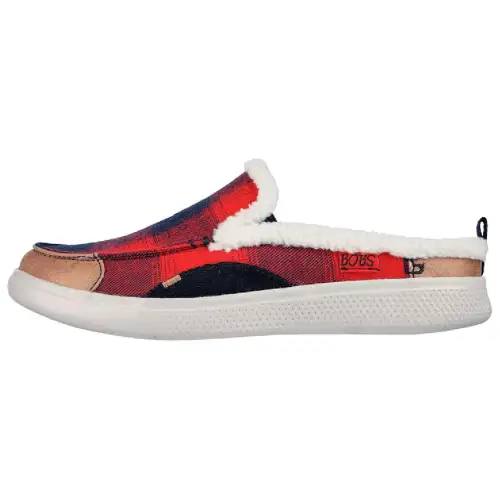 Skechers BOBS SKIPPER Fabric Cushioning, Wear Resistant Low top Casual Shoes Women's Red Brilliance
