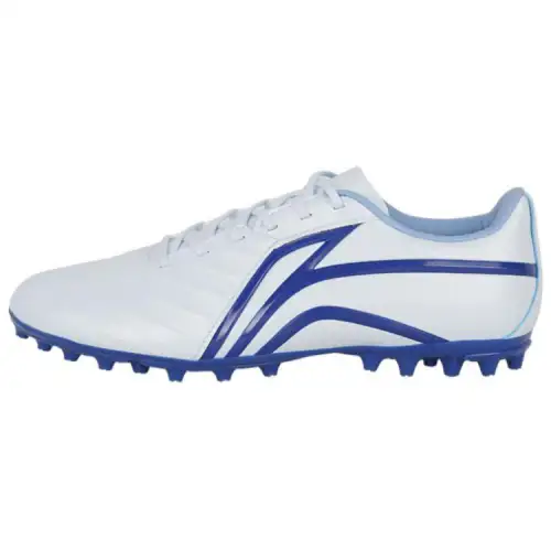Li Ning MG Multi Ground Artificial Turf Cushioning Slip Resistant Abrasion Resistant Soccer Shoes Men's Blue White