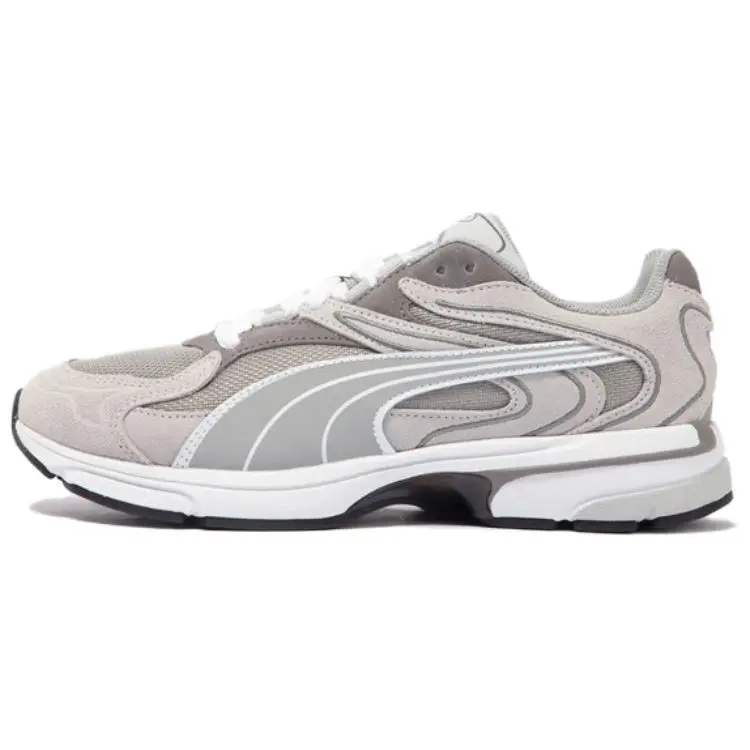 PUMA Low top Casual Shoes Unisex Gray Silver