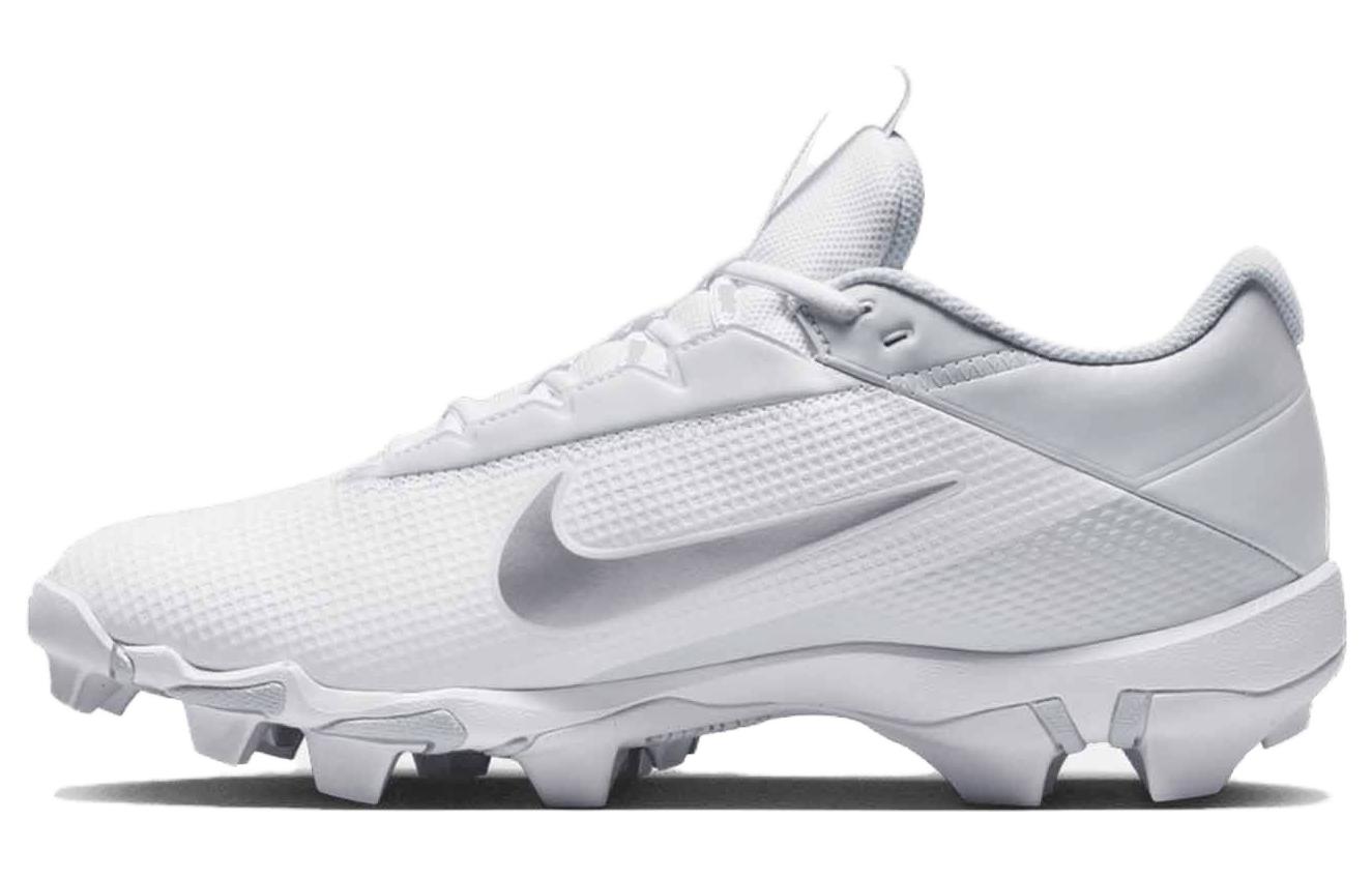 Nike Vapor Edge Shark 2 Round Toe Lace MG (Glue Short Nails) Artificial Grass Fabric Shock Absorbing Anti-Slip Wear Resistant Football Shoes Men's White