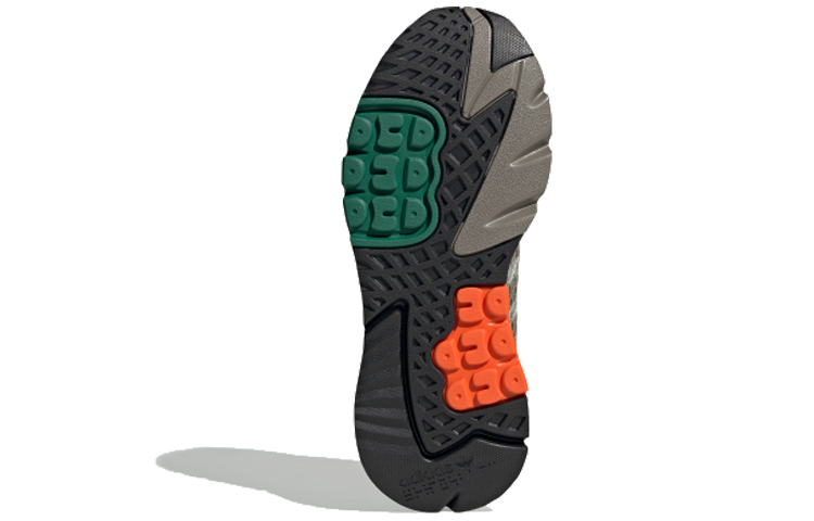 Кроссовки adidas originals Nite Jogger (коричнево-зеленые) — Коричневый / зелёный — фото 5