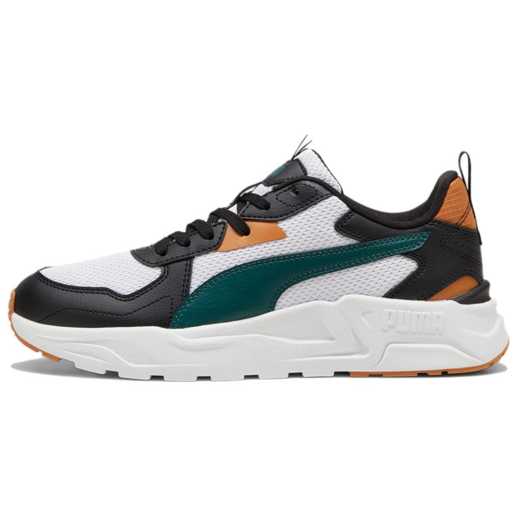 PUMA Trinity Low top Casual Shoes Men's Black White Green