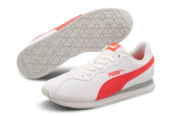 Мужские кроссовки PUMA Turin II Nl (белый с красным) — фото 3