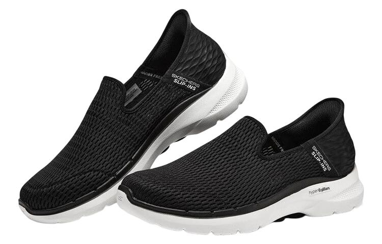 Skechers Go Walk 6 Shoes ‘Black White’
