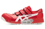 ASICS Winjob Casual Shoes Men's Low Top Red/White