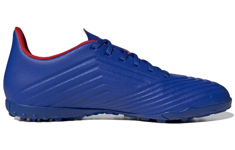 Мужские бутсы adidas Predator 19.4 TF (сине-серо-красный) — Синий / серый / красный — фото 2