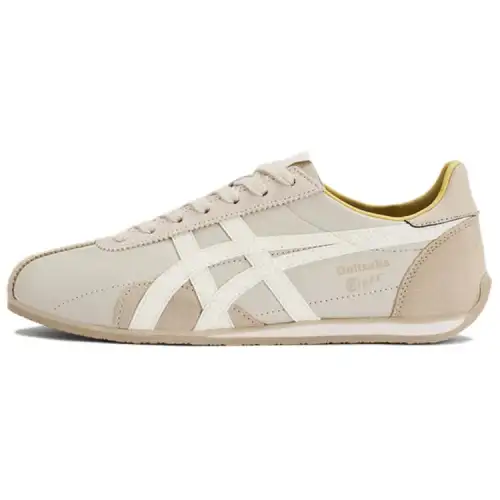 Onitsuka Tiger Runspark Slip Resistant, Abrasion Resistant, Lightweight Low top Casual Shoes Unisex Beige