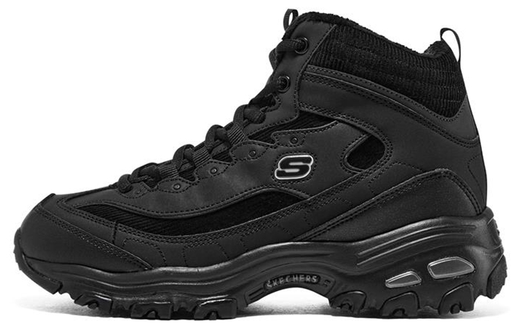 Женские ботинки Skechers D'LITES 1.0 (черные)