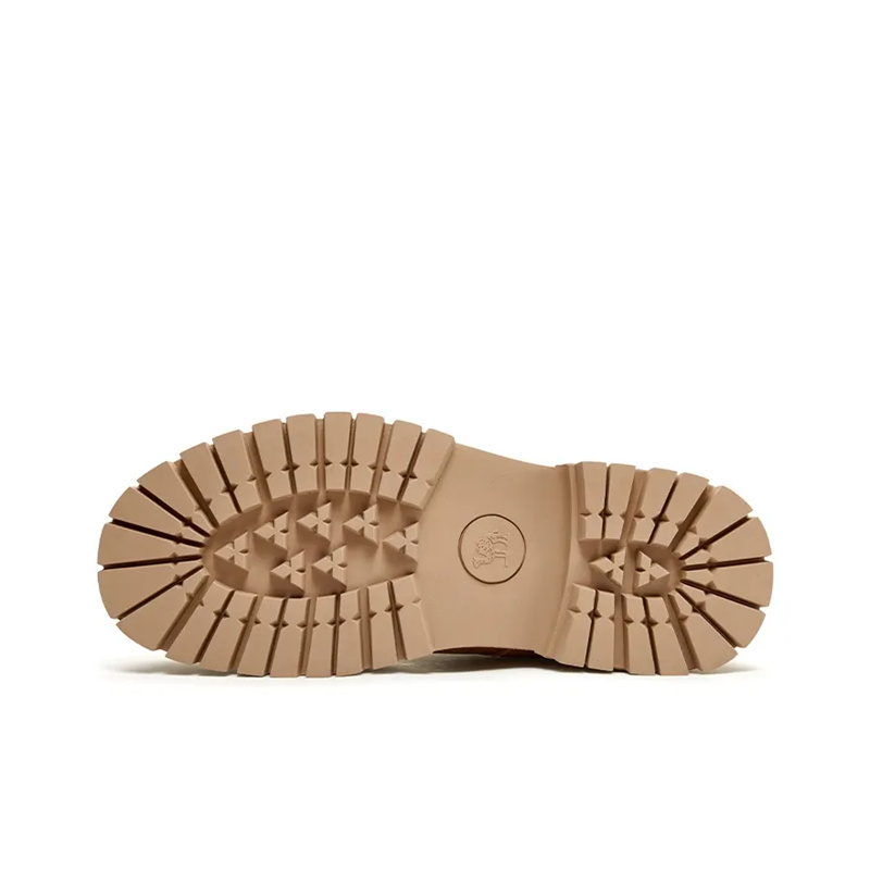 CAMEL Armor Combat Boots 4cm Women's Gold