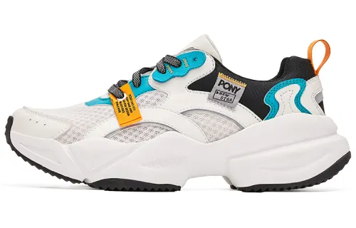 Pony NS501 Mesh Low top Casual Shoes Unisex White Green