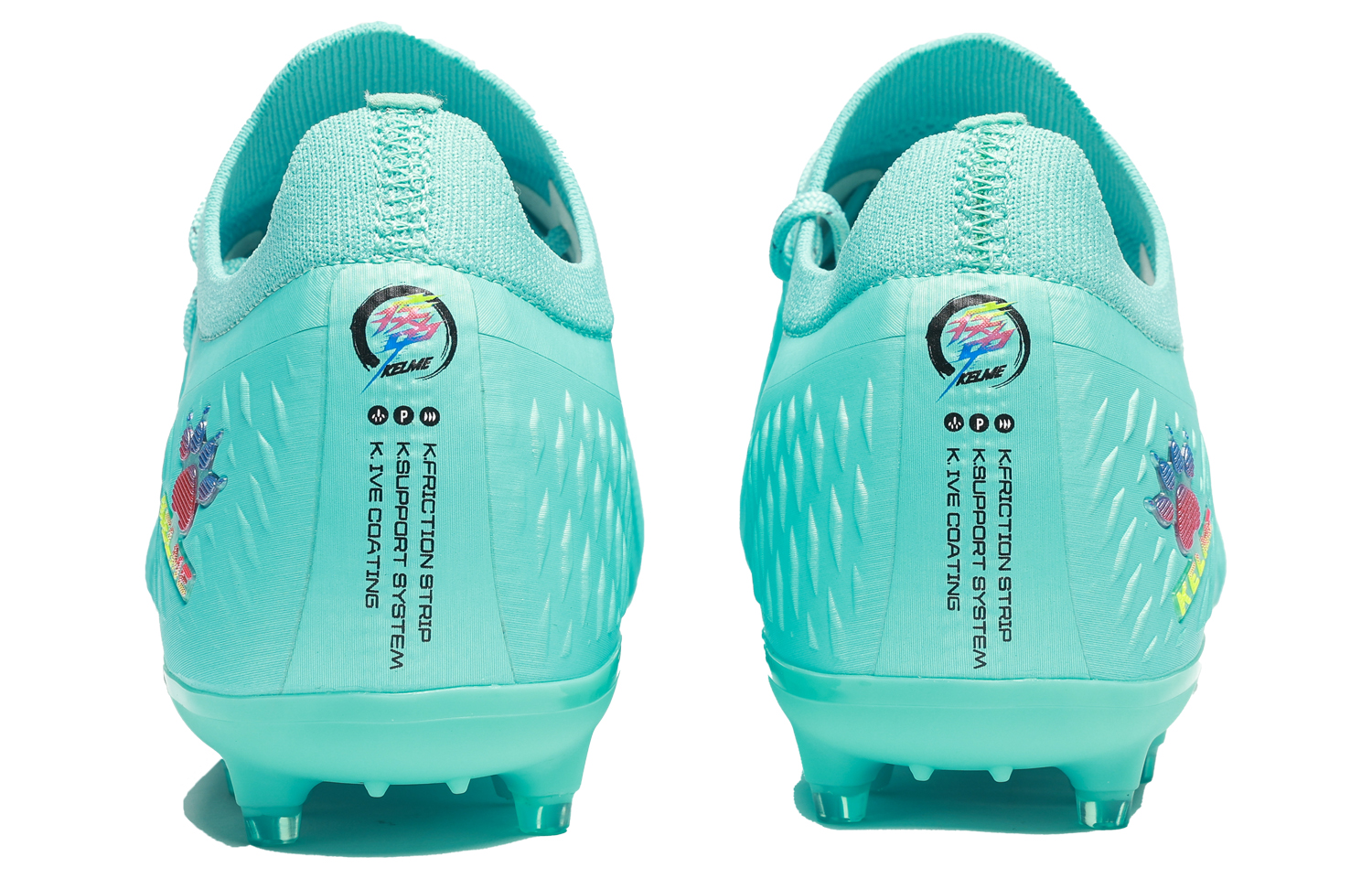 KELME Gale 2.5 Comfortable MG Multi Ground Cushioning Abrasion Resistant Breathable Soccer Shoes Unisex Bright Blue