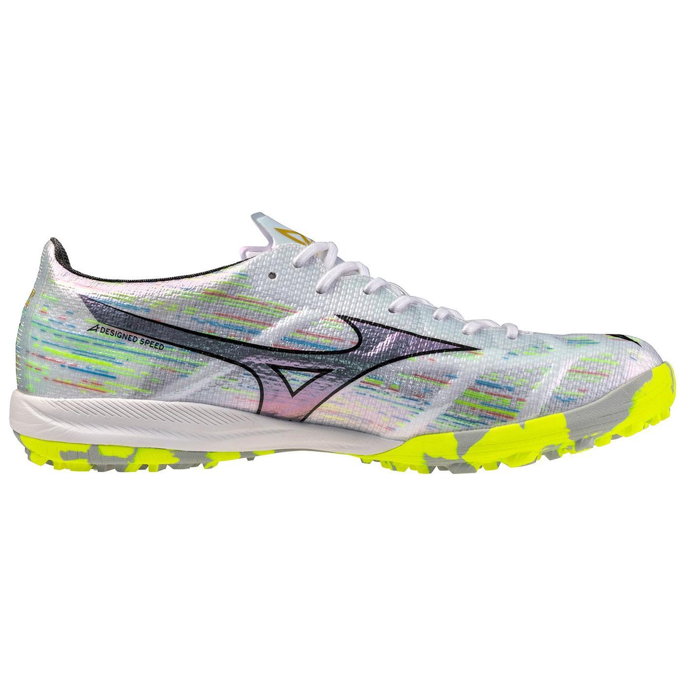 Mizuno Slip Resistant Abrasion Resistant Soccer Shoes Unisex Silver