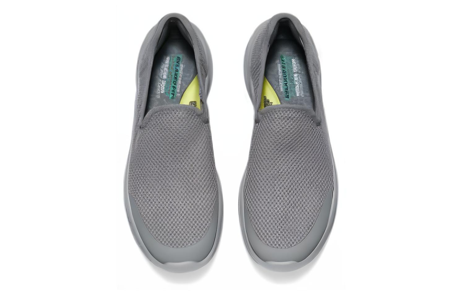 Skechers Mesh, Textile Comfortable And Lightweight Low top Casual Shoes Men’s Gray