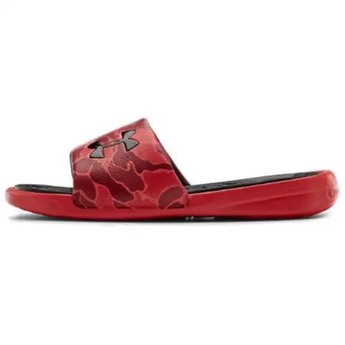 Under Armour Playmaker Diverge Slides Sandals Red