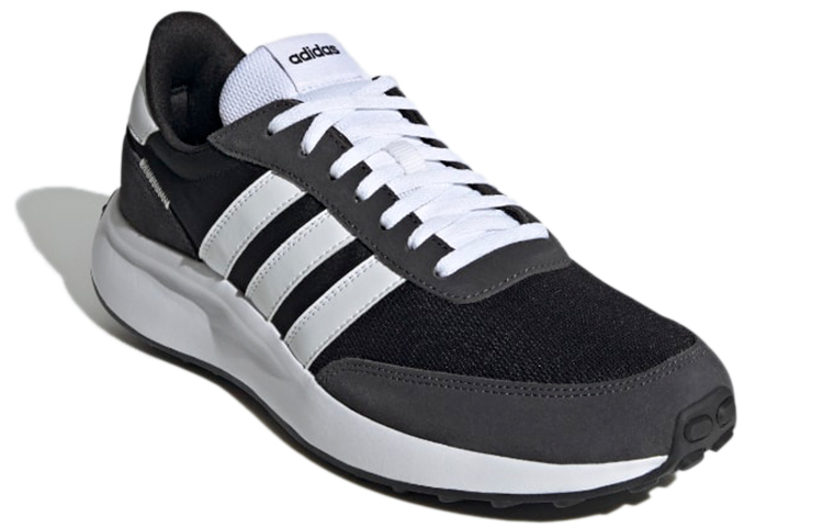 Мужские кроссовки adidas neo Run 70S (черные) — Чёрный — фото 3