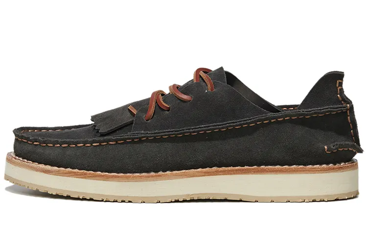 Norman Walsh Suede Slip Resistant Abrasion Resistant Low top Casual Shoes Men's Gray