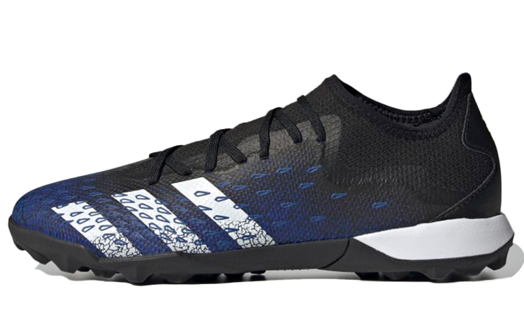 Adidas Predator Freak.3 TF (glue spikes) breathable football shoes for men and women, black and blue