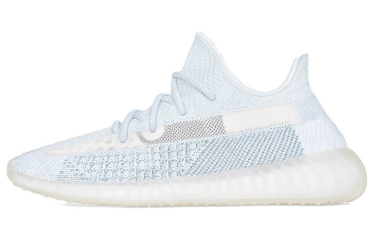 Adidas originals Yeezy Boost 350 V2 синий лед \ "Cloud White \" Cloud Cloud-устойчивый для отдыха обувь мужские и женские фасон унисекс  2020 стиль