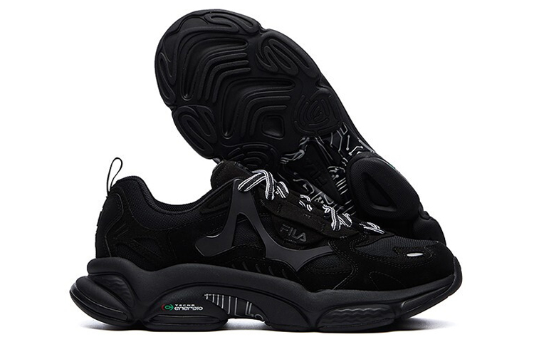Мужские кроссовки Fila FUSION RJV (черные) — Чёрный — фото 6