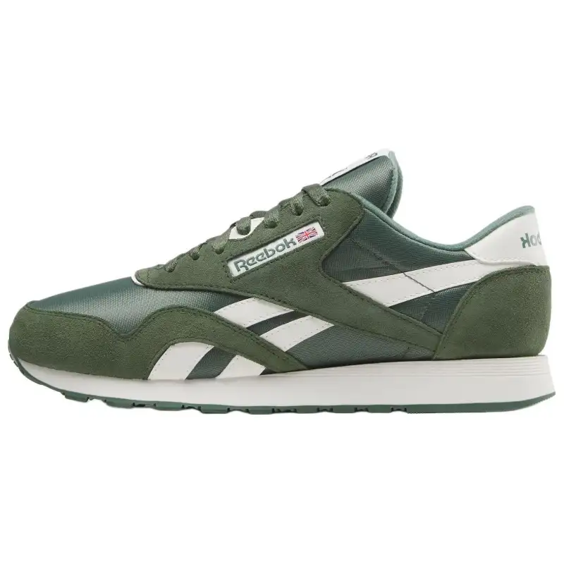 Reebok Classic Nylon Soft And Comfortable Low top Casual Shoes Men's Green