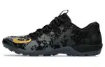 Asics TF Turf Soccer Shoes Men's Black Gray Gold