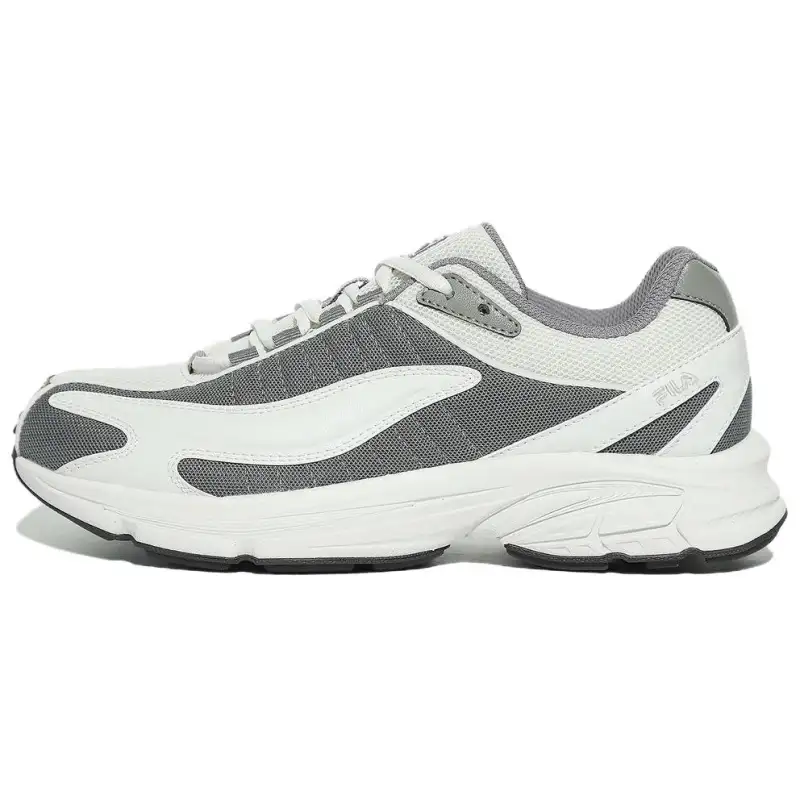 FILA Low top Casual Shoes Unisex White Gray