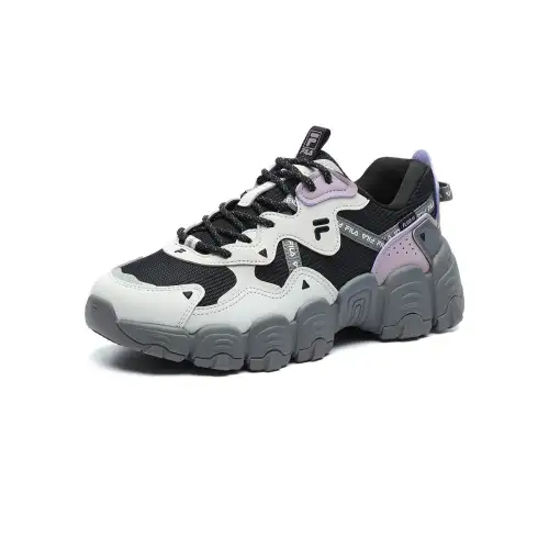 FILA FLUID 3 Textile, Synthetic Leather Lightweight Low top Casual Shoes Women's Black