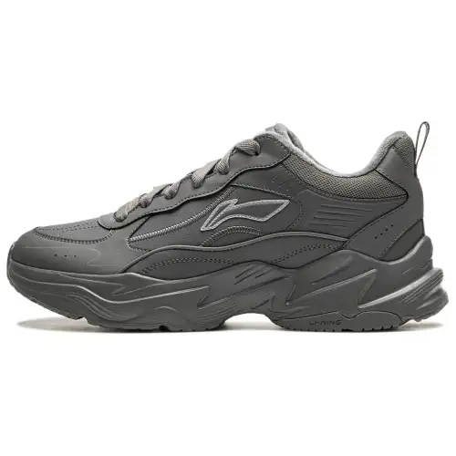 Li Ning Defender LN DEFENDER Comfortable And Trendy Fleece Lined Cushioning Thermal Rebound Low top Casual Shoes Men's