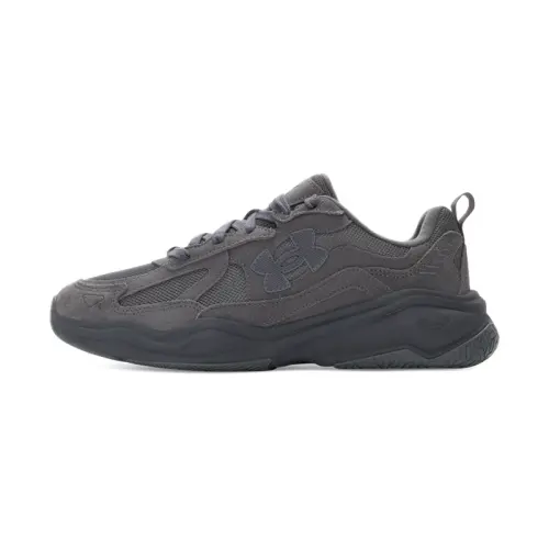 Under Armour Sports Life Collection Cushioning, Wear Resistant Low top Casual Shoes Unisex Dark Gray