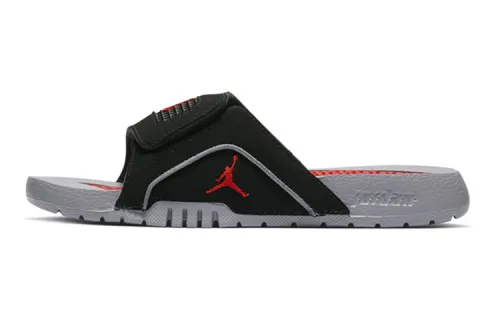 Jordan Hydro 4 Retro Slide GS 'Black Cement Grey'