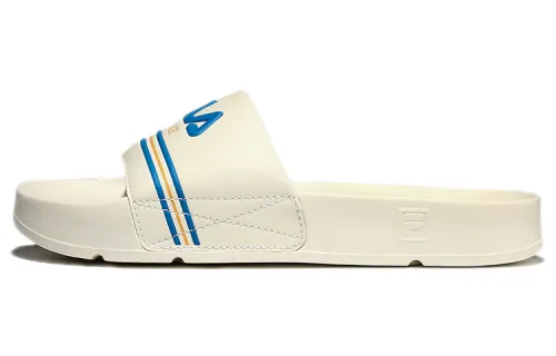 FILA Drifter Rubber Sole Slide Slippers Unisex Ecru Blue