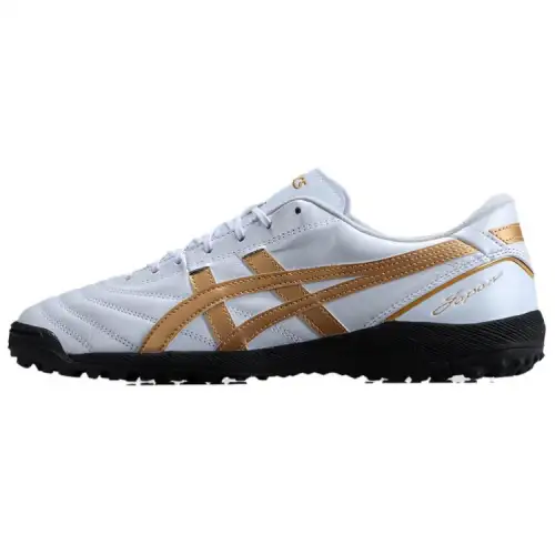 ASICS C3 TF Turf Soccer Shoes Men's White Gold