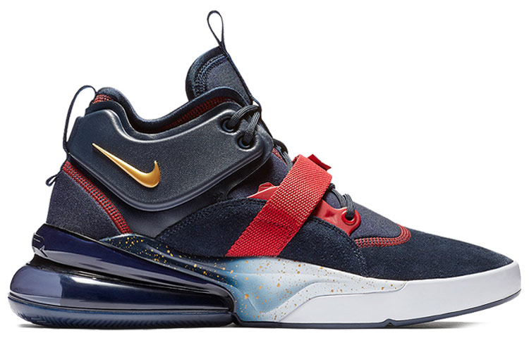 Кеды Nike Air Force 270 (сине-красный) — Синий / красный — фото 2