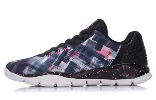 Li Ning Spirituality Casual Shoes Women's Low Top Black/Pink